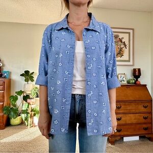 Vintage Chambray Denim Top